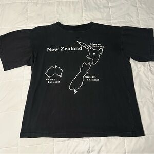 Men’s Black Overzied New Zealand Pump Cover Shirt